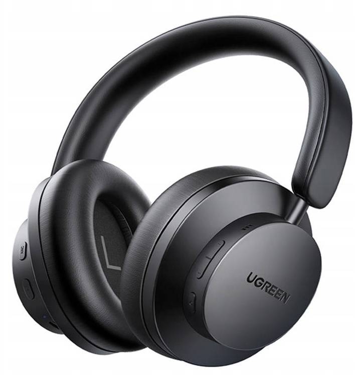 Фото - Навушники повнорозмірні бездротові UGREEN HP106 HiTune Max3 Hybrid Active Noise-Cancelling Headphones Black (90422)