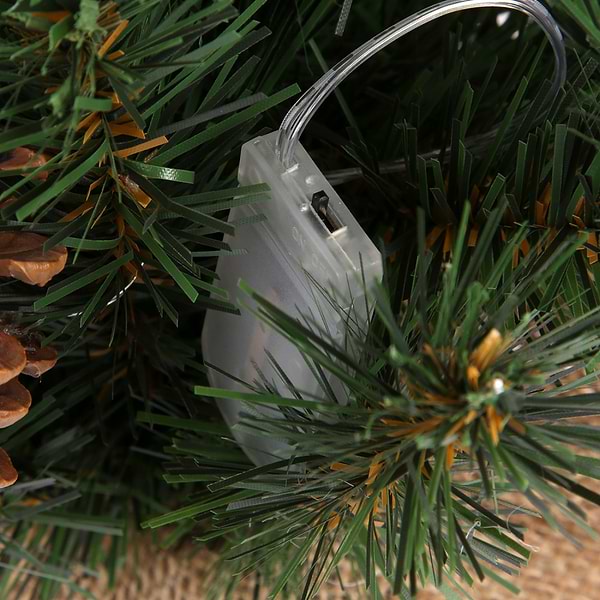 Фото - Ялинка настільна YES! Fun Fun 0.45 м Тайгова з LED-гірляндою (904952)