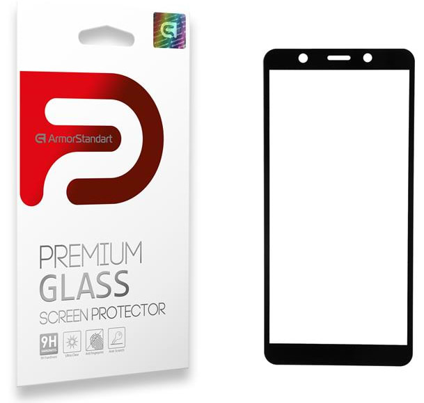 Захисне скло для смартфону Armorstandart Full Glue for Tecno Pop 3 (BB2) Black (ARM57585)