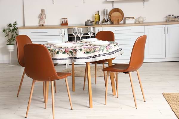 Фото - Скатертина овальна Прованс Лавандове поле 135х240 см (034199)