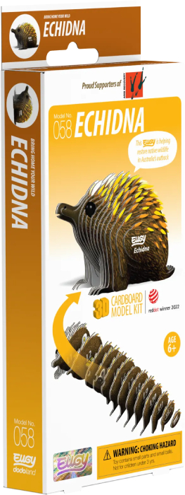 Фото - 3D пазли EUGY Зоопарк: Єхидна (XEG-058)