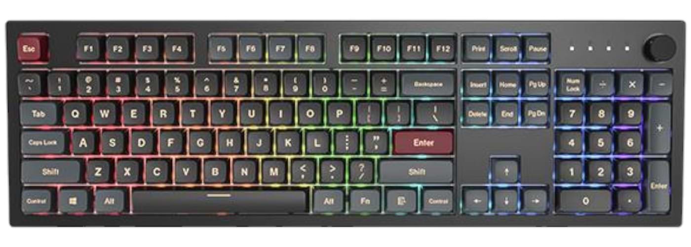 Клавиатура проводная игровая Montech Montech MKey Darkness (MK105DR) - Фото 1