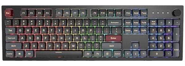 Фото - Клавиатура проводная игровая Montech Montech MKey Darkness (MK105DR)