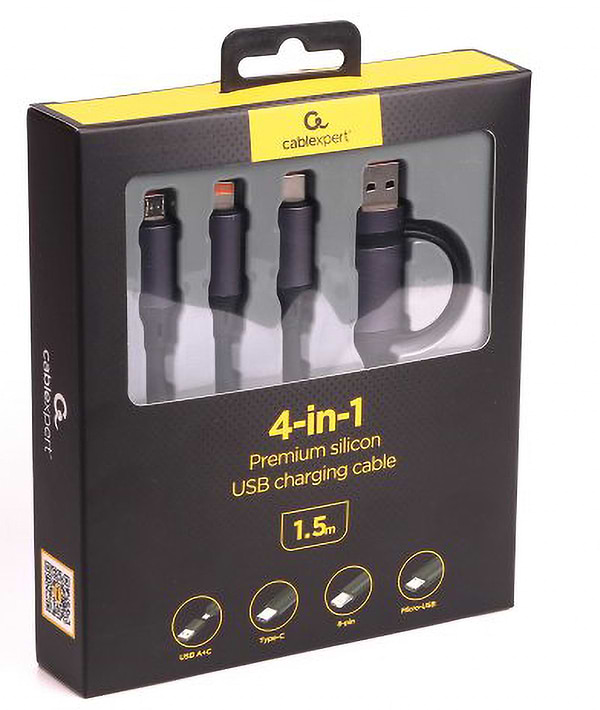 Фото - Кабель Cablexpert USB A/C/Lightning/Micro/Type-C 1.5m (CC-USB2S-ACM31-1.5M)