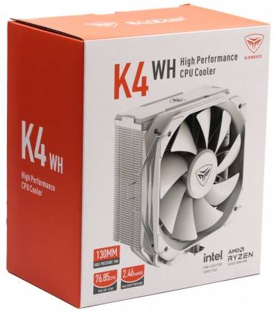 Фото - Процесорний кулер PCCooler K4 WH