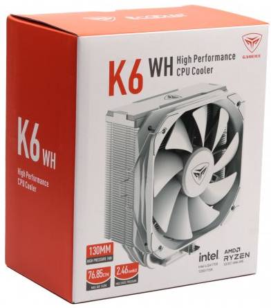 Фото - Процесорний кулер PCCooler K6 WH