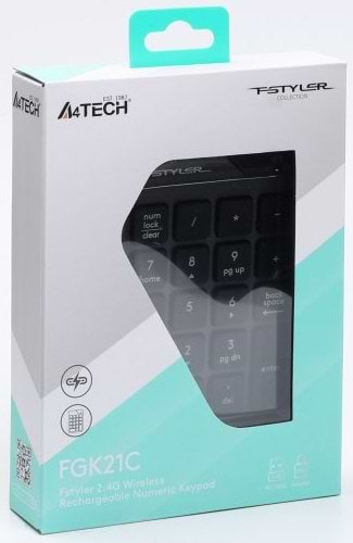 Фото - Уцінка - Клавіатура бездротова A4tech FGK21C (Grey)