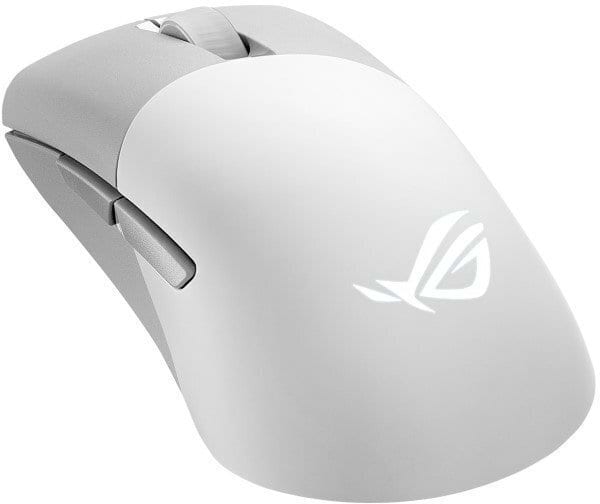 Фото - Миша бездротова ігрова Asus ROG Keris AimPoint RGB USB/WL/BT White (90MP02V0-BMUA10)