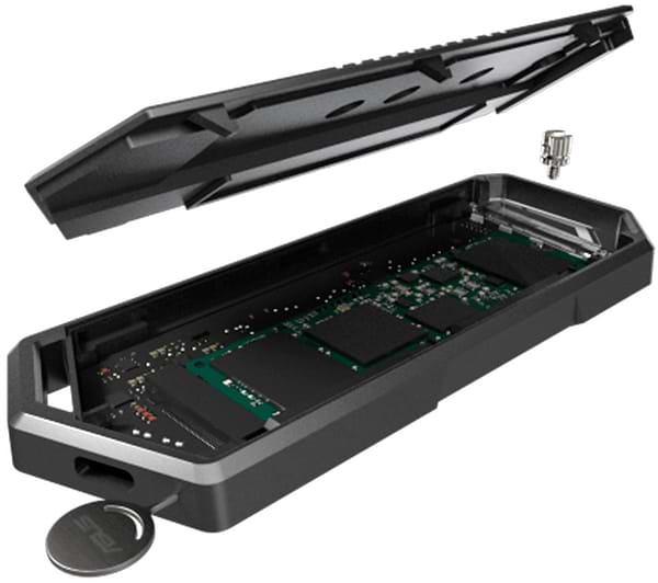 Фото - Внешний карман Asus ROG Strix Arion ESD-S1CL/BLK/G/AS Lite USB 3.2 Gen2 Type-C (90DD02H0-M09010)