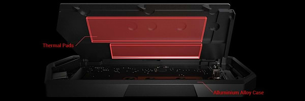 Фото - Внешний карман Asus ROG Strix Arion ESD-S1CL/BLK/G/AS Lite USB 3.2 Gen2 Type-C (90DD02H0-M09010)