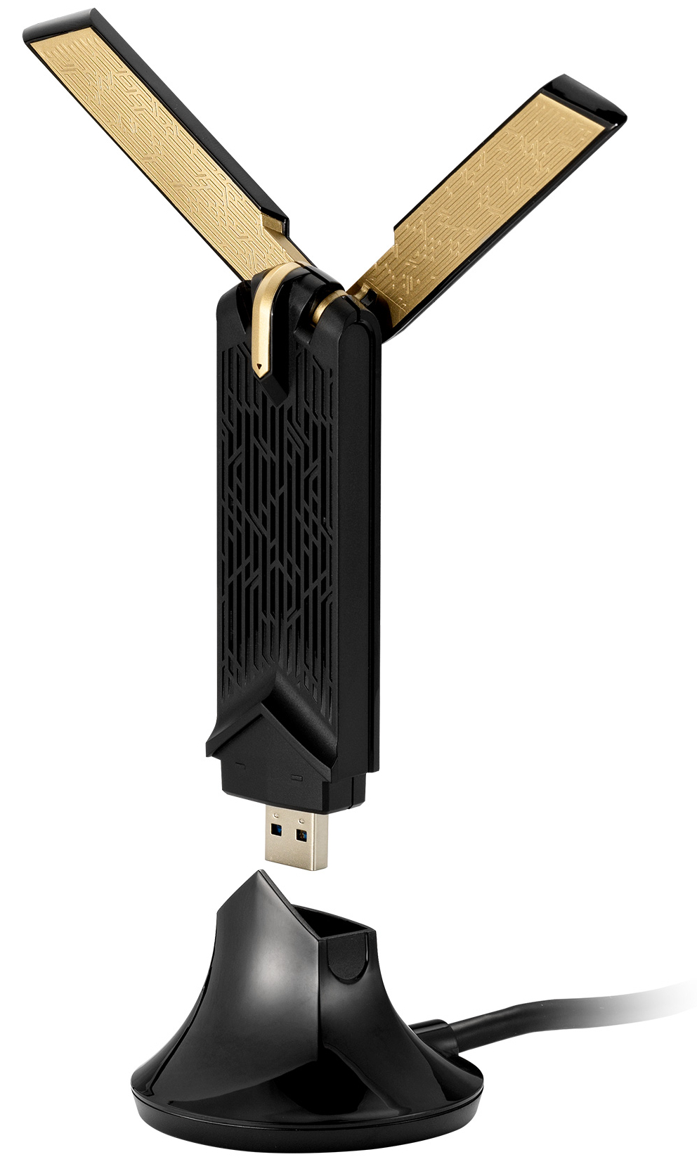 USB-адаптер сети WiFi Asus USB-AX56 удлинитель-подставка - Фото 1