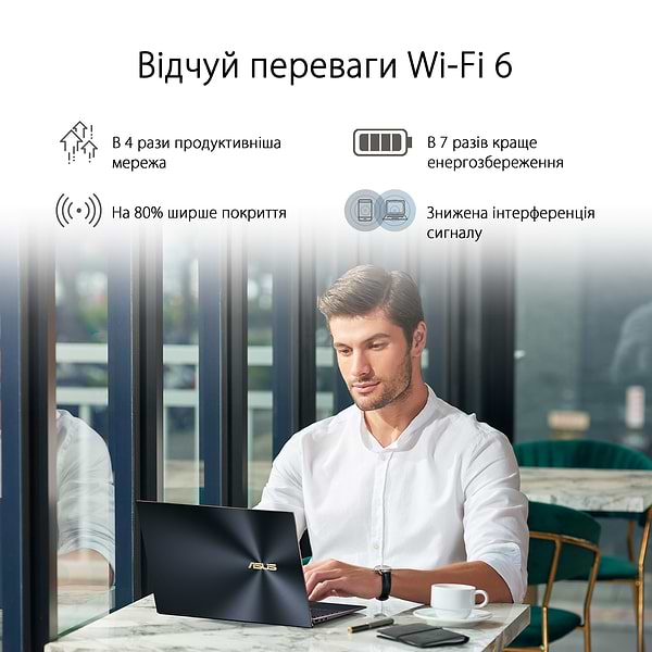 Фото - USB-адаптер мережі WiFi Asus USB-AX56 подовжувач-підставка
