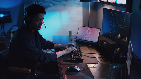 Фото - Адаптер сети WiFi Asus USB-BE92 BE6500 (90IG09I0-MO0B00)