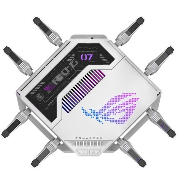 Фото - Маршрутизатор інтернет WiFi7 Asus ROG Rapture GT-BE19000AI