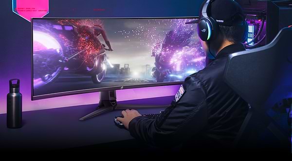 Фото - Монитор игровой Asus ROG Swift PG49WCD Black