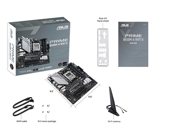 Фото - Материнська плата Asus PRIME B650M-A WIFI II DR5