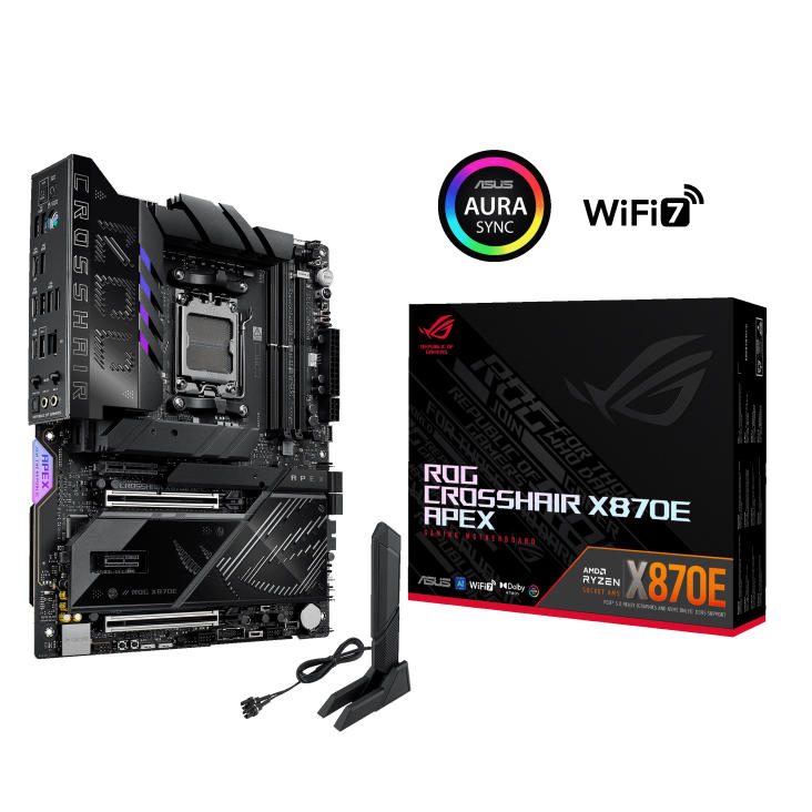 Фото - Материнская плата Asus ROG CROSSHAIR X870E APEX 4xDDR5 M.2 USB Type-C WiFi BT