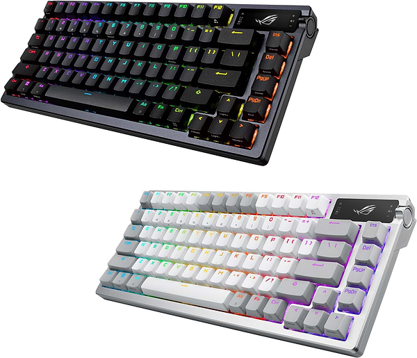 Фото - Клавиатура беспроводная игровая Asus ROG Azoth 81key White