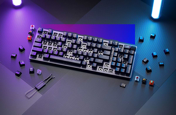 Фото - Клавіатура бездротова ігрова Asus ROG Strix Scope II RGB NX USB/BT/WL EN (90MP037A-BKUA01)