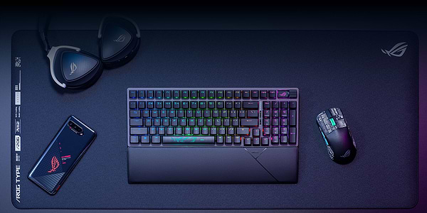 Фото - Клавіатура бездротова ігрова Asus ROG Strix Scope II RGB NX USB/BT/WL EN (90MP037A-BKUA01)