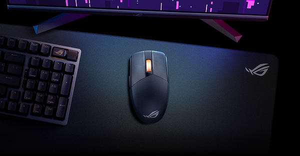 Фото - Миша бездротова ігрова Asus ROG Strix Impact III Wireless Black (90MP03D0-BMUA00)