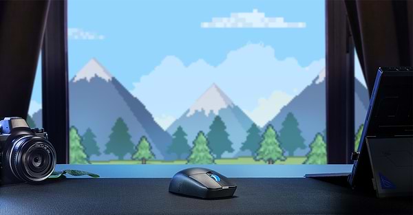 Фото - Миша бездротова ігрова Asus ROG Strix Impact III Wireless Black (90MP03D0-BMUA00)