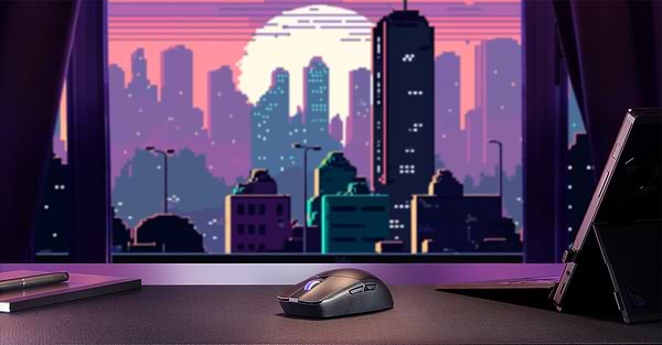Фото - Миша бездротова ігрова Asus ROG Strix Impact III Wireless Black (90MP03D0-BMUA00)