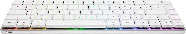 Фото - Клавіатура бездротова ігрова Asus ROG Falchion RX Low Profile Red Switch USB-A/WL/BT EN/UK RGB White (90MP03EC-BKMA10)