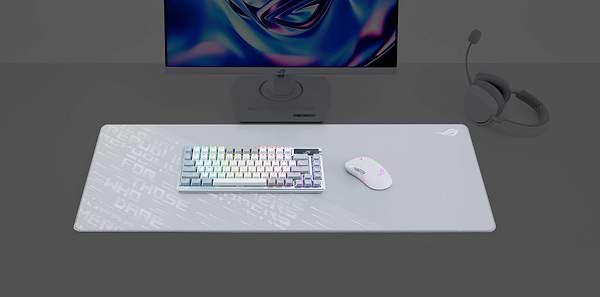 Фото - Килимок для миші  ігровий Asus ROG Scabbard II, XXL Arctic Gray (90MP03H0-BPUA00)