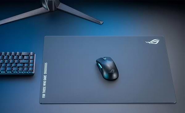Фото - Килимок для миші ігровий Asus ROG Moonstone Ace L Black