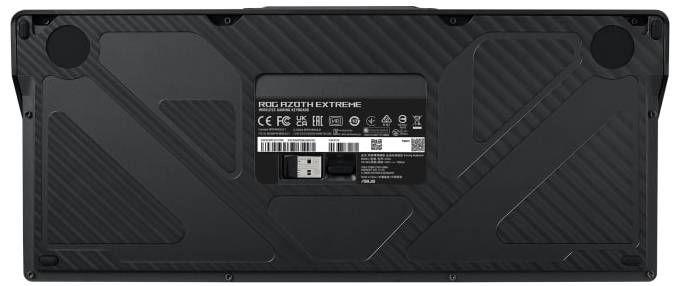 Фото - Клавіатура бездротова ігрова Asus ROG Azoth Extreme NX Snow Eng Wireless/Bluetooth/USB Black (90MP03MA-BKUA01)