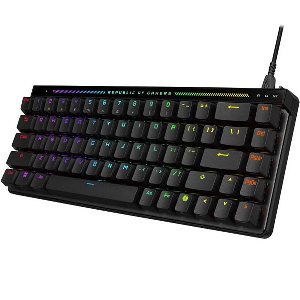 Фото - Клавіатура дротова ігрова Asus ROG Falchion Ace Black (90MP03VE-BKMA00)