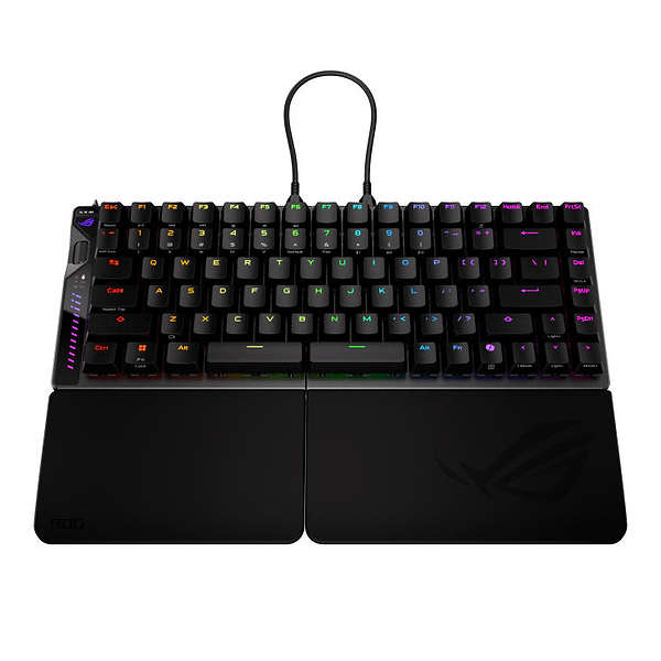 Фото - Клавиатура беспроводная игровая Asus ROG Falcata split 83key Magnetic Switch USB-A/WL/BT EN RGB Black
