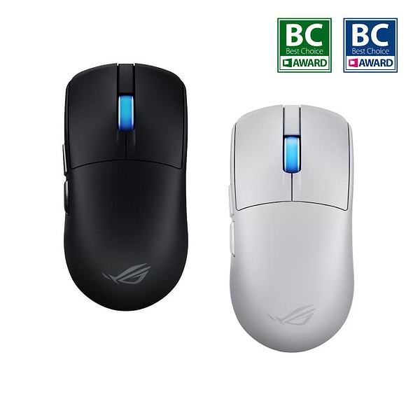 Фото - Мышь беспроводная игровая Asus ROG Harpe II Ace White (90MP0490-BMUA10)