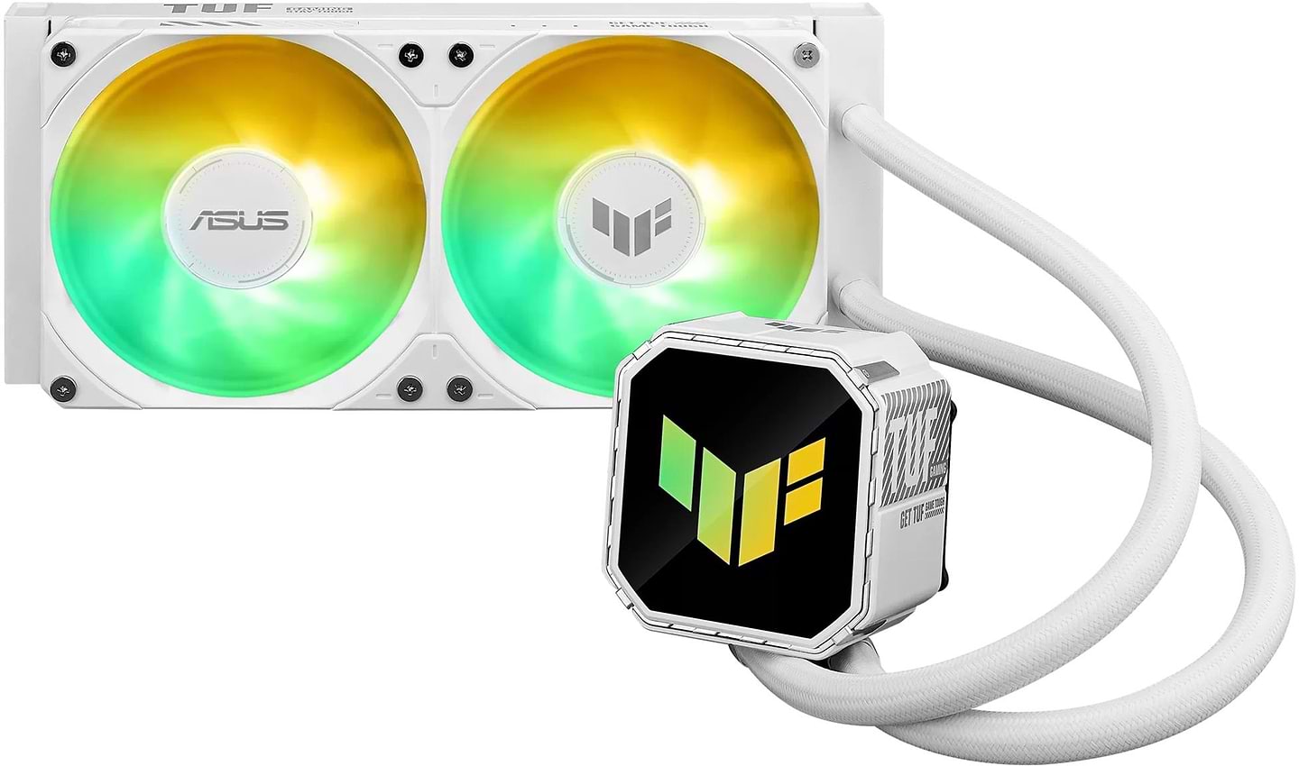 Водяная система охлаждения Asus TUF Gaming LC III 240 ARGB White (90RC01J2-B0EAY0) - Фото 1