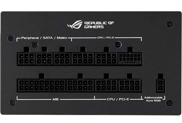 Фото - Блок питания для ПК Asus ROG Strix PCIE5 1200W Gold Aura Edition (90YE00P0-B0NA00)