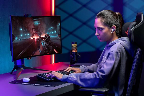Фото - Навушники вкладиші бездротові TWS Asus ROG Cetra True Wireless SpeedNova White