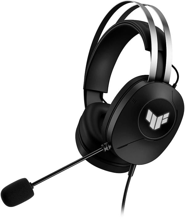 Фото - Гарнітура дротова ігрова Asus TUF Gaming H1 GEN II, USB-A Black (90YH044B-BHUA00)