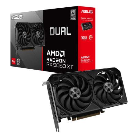 Купити Відеокарта Asus Radeon DUAL-RX9060XT-16G - Фото 1 Відеокарта Asus Radeon DUAL-RX9060XT-16G - Фото 1