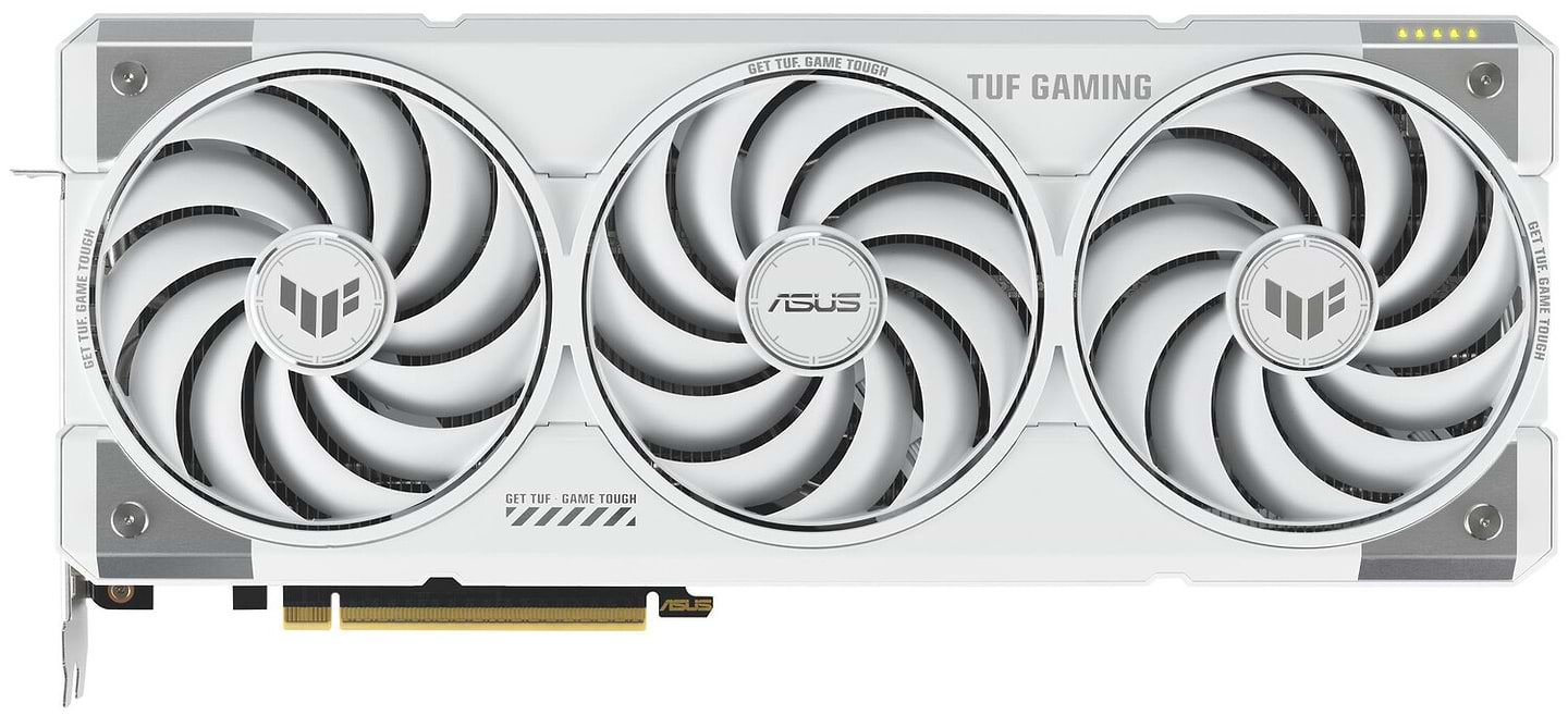 Відеокарта Asus GeForce RTX 5070 Ti 16GB GDDR7 TUF Gaming OC White (TUF-RTX5070TI-O16G-WHITE-GAMING)