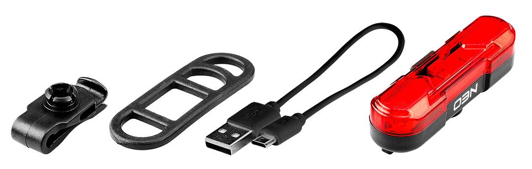 Фото - Ліхтар велосипедний Neo Tools 3Вт, USB (91-002)