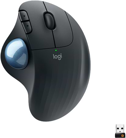 Мышь беспроводная Logitech Ergo M575 Mouse Graphite (910-006221) - Фото 1