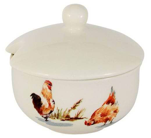 Сахарница Claytan Ceramics Птичья ферма 370 мл (910-129)
