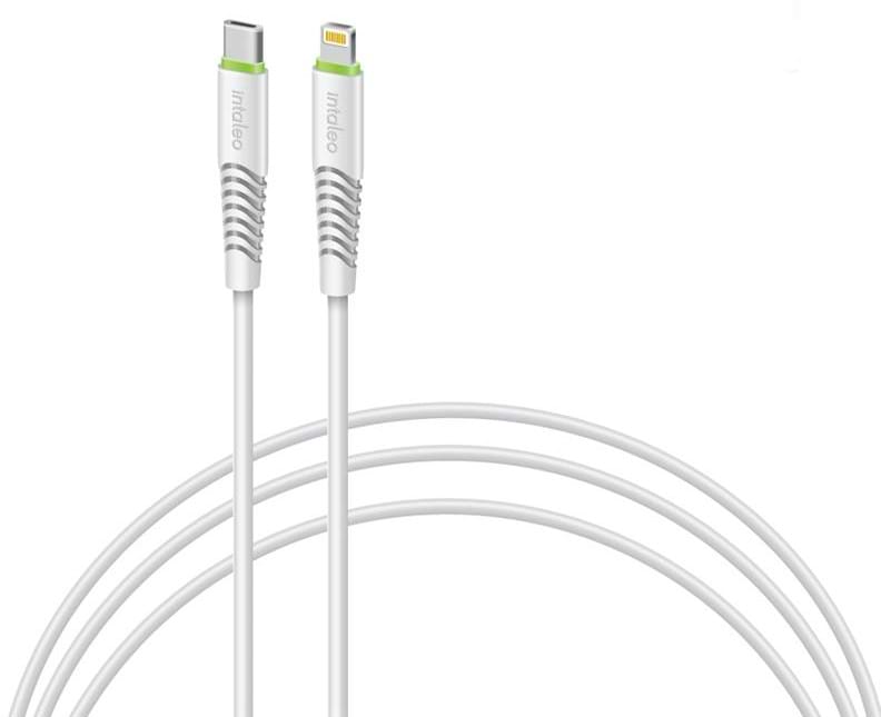 Кабель синхронізації даних Intaleo CBFLEXTL1 USB Type-C-Lightning 1.2m White (1283126504099)