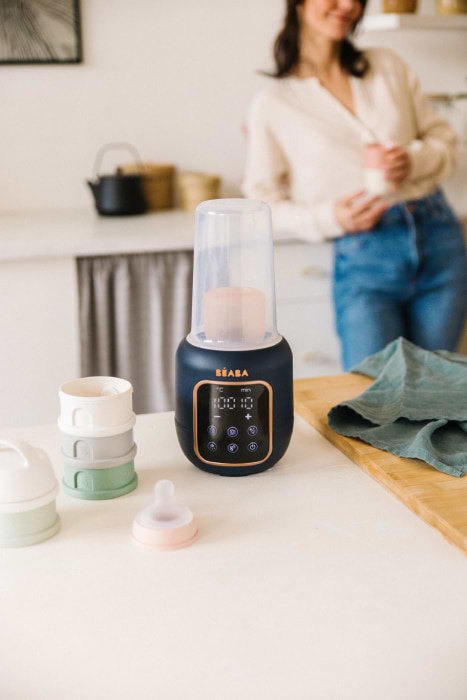 Фото - Підігрівач дитячих пляшечок стаціонарний Beaba Multi Milk Blue (911714)