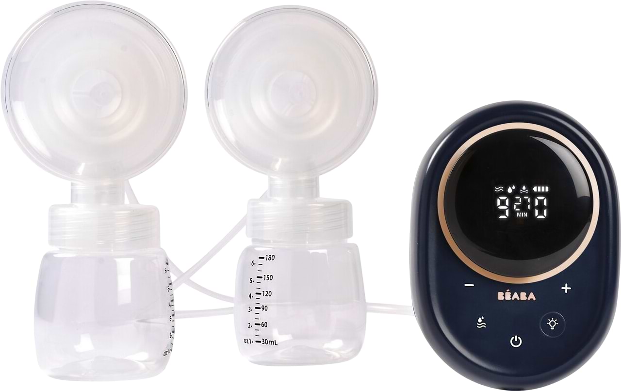 Электрический молокоотсос Beaba двойной, синий (911736)