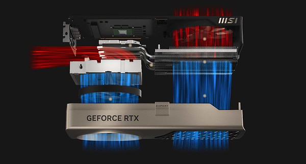 Фото - Видеокарта MSI GeForce RTX 5070 Ti 16GB GDDR7 EXPERT OC (912-V531-439)