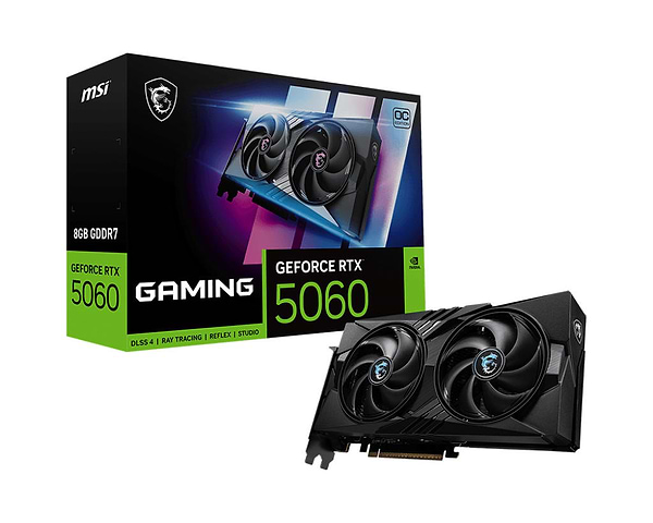 Фото - Відеокарта MSI GeForce RTX 5060 8GB GDDR7 GAMING OC