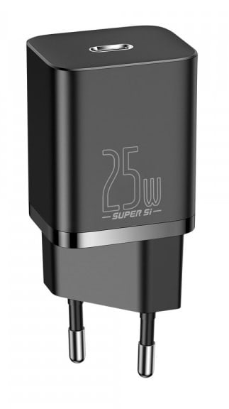 Фото - Мережевий зарядний пристрій Baseus 1xUSB 25W USB-C (CCSP020101)