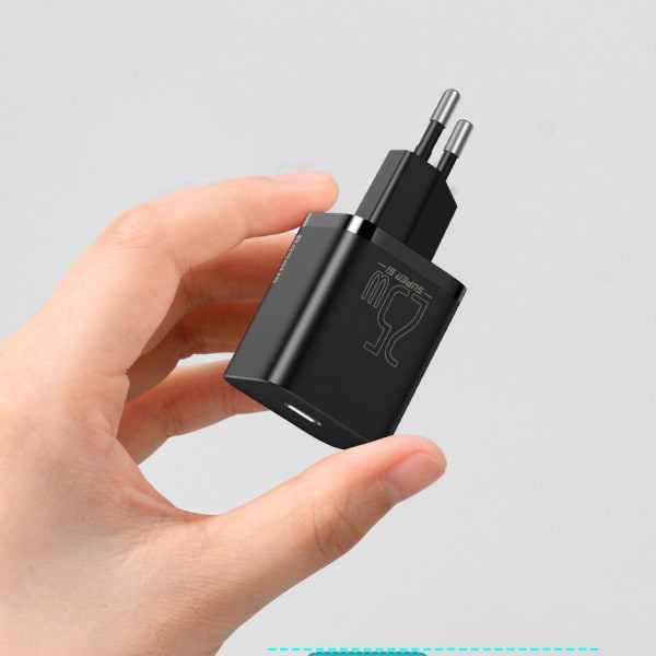 Фото - Мережевий зарядний пристрій Baseus 1xUSB 25W USB-C (CCSP020101)